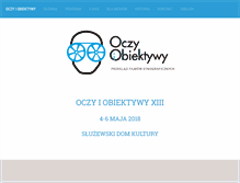 Tablet Screenshot of oczyiobiektywy.art.pl